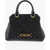 Moschino Love Golden Details Quilted Faux Leather Bag Black