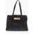 Moschino Love Faux Leather Padded Tote Bag Black