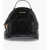 Moschino Love Hearts Embossed Faux Leather Backpack Black