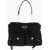 Moschino Love Embossed Logo Double Handle Bag Black