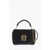 Moschino Love Faux Leather Bag With Braided Handle And Embellished Go Black