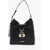 Moschino Love Maxi Front Pocket Faux Leather Shoulder Bag Black