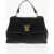 Moschino Love Turn Lock Closure Faux Leather Bag With Removable Shoul Black