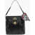 Moschino Love Faux Leather Shoulder Bag With Shape Heart And Removabl Black