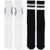 Converse Ribbed 2 Pairs Of Socks Set Black & White