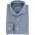 CORNELIANI Standard Collar Twill Cotton Shirt Blue