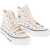 Converse Chuck Taylor All Star All Over Stars Embroidered Cotton Lift Black & White
