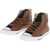 Converse All Star Chuck Taylor Perforated Faux Leather High Sneakers Brown
