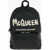 Alexander McQueen Fabric Metropolitan Graffiti Backpack With Logo Print Black