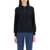 A.P.C. A.p.c. 'Olivia' Wool Knit Polo Shirt DARK NAVY