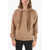 AMBUSH Hooded Multicord Sweatshirt With Multiple Drawstring Brown