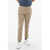 CORNELIANI Id Solid Color Stretch Cotton Chino Pants Beige