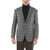 CORNELIANI Plaid Wool Leader Soft Side Vents 2-Button Blazer Gray