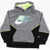 Nike Two-Tone Sweatshirt With Logo-Print On The Front Black