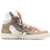 Off-White Leather Hi Top Sneakers BEIGE