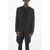Dior Mohair Canvas Wool Long Officer Tailored Coat With Asymmetri Black