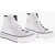 Converse All Star Chuck Taylor Glittered High-Top Sneakers Silver