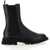 Alexander McQueen Leather Boot CHARCOAL