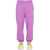 MSGM Jogging Pants With Logo LILAC