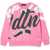 DSQUARED2 Crewneck Sweatshirt Allover Writing PINK