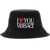 Versace Fisherman Hat "I ♡ You But..." BLACK