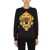 Versace Jeans Couture Sweatshirt With Baroque Print BLACK
