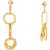 DSQUARED2 Earring With Chain Rings GOLD