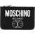 Moschino Clutch With Logo BLACK