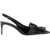 Dolce & Gabbana Patent Leather Sling Back BLACK