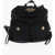 Moschino Love 2 Front Pockets Nylon Backpack Black