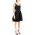 Alexander McQueen Mini Faille Dress With Oversized Ruffle BLACK