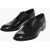 CORNELIANI Lace-Up Parma Leather Derby Shoes Black