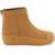 Bally 'Bernina' Leather Ankle Boots CAMEL 50