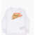 Nike Long Sleeve Futura Crew-Neck T-Shirt With Logo-Print White