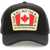 DSQUARED2 Canadian Flag Baseball Cap NERO