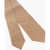 CORNELIANI Solid Color Silk Tie With Adjustable Collar Beige