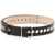 Alexander McQueen Leather Belt With Eyelets BLACK