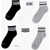 Converse Set Of 6 Pairs Of Socks With Embroidered Logo Multicolor