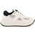 Burberry Smooth Leather And Suede Sneakers With Tartan Mesh Inserts ARCHIVE BEIGE CHK WHITE