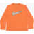 Nike Long Sleeve Dri-Fit T-Shirt Orange