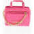 Moschino Love Faux Leather Quilted Mini Bag With Matching Pochette Pink