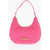Moschino Love Quilted Faux Leather Hobo Bag Pink