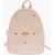 Moschino Love Quilted Backpack With Embellished Charm Beige
