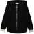 Michael Kors Zipper Hooded Cardigan BLACK