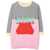 Marc Jacobs Two-Tone Long Sleeve Dress Front Pocket And Logo PINK