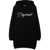 DSQUARED2 Over Hooded Sweatshirt Dress BLACK