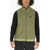Nike Fleeced Sleeveless Jacket With Perforated Inner Green
