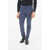 CORNELIANI Circle Mid Rise Twill Pants Blue