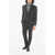 CORNELIANI Cc Collection Refined Lined Suit With Flap Pocket And Peak L Black