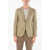 CORNELIANI Cc Collection Houndstooth Notch Lapel Reward 2-Button Blazer Beige